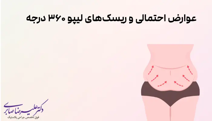 عوارض احتمالی و ریسکهای لیپو 360 درجه