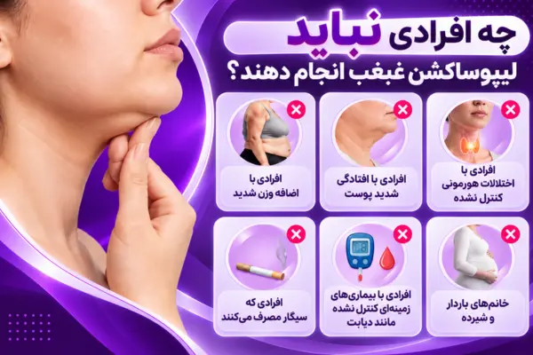 چه افرادی نباید لیپوساکشن غبغب انجام دهند؟